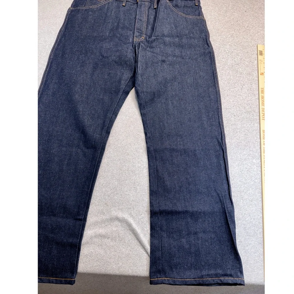 Dickies Regular Fit Jeans Mens 44x32 Indigo Blue Heavyweight Denim Workwear NWT‎